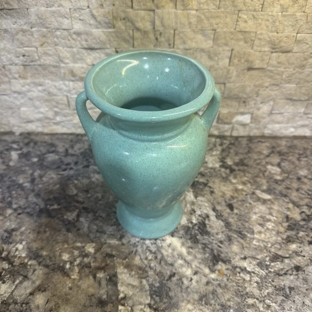 Pfaltzgraff‎ York USA Two-Handled Vase - Design 309 RARE Celadon Green